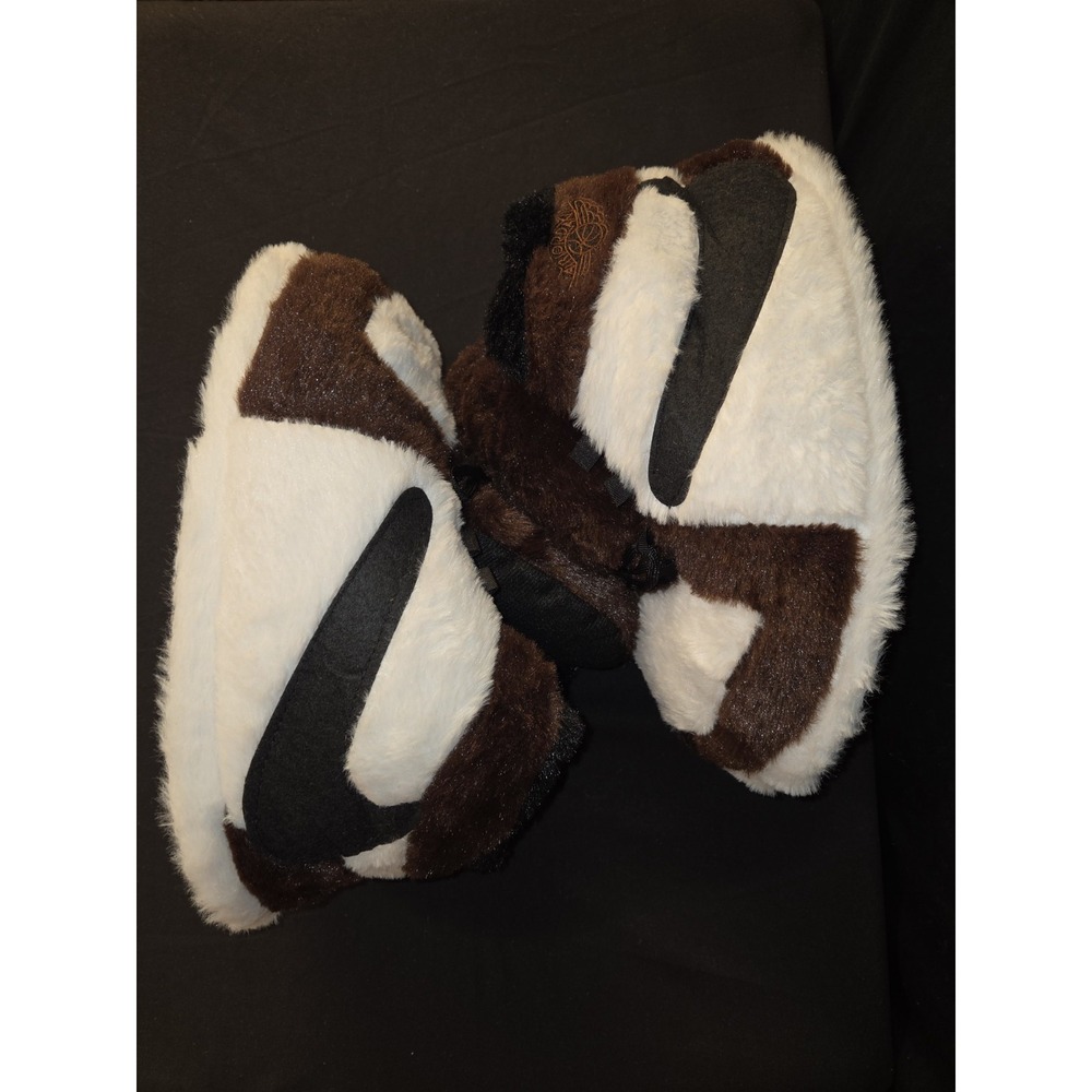 Nike‎ Air Jordan 1 Mocha Style Comfy Unisex Plush Slippers One Size Fits Most